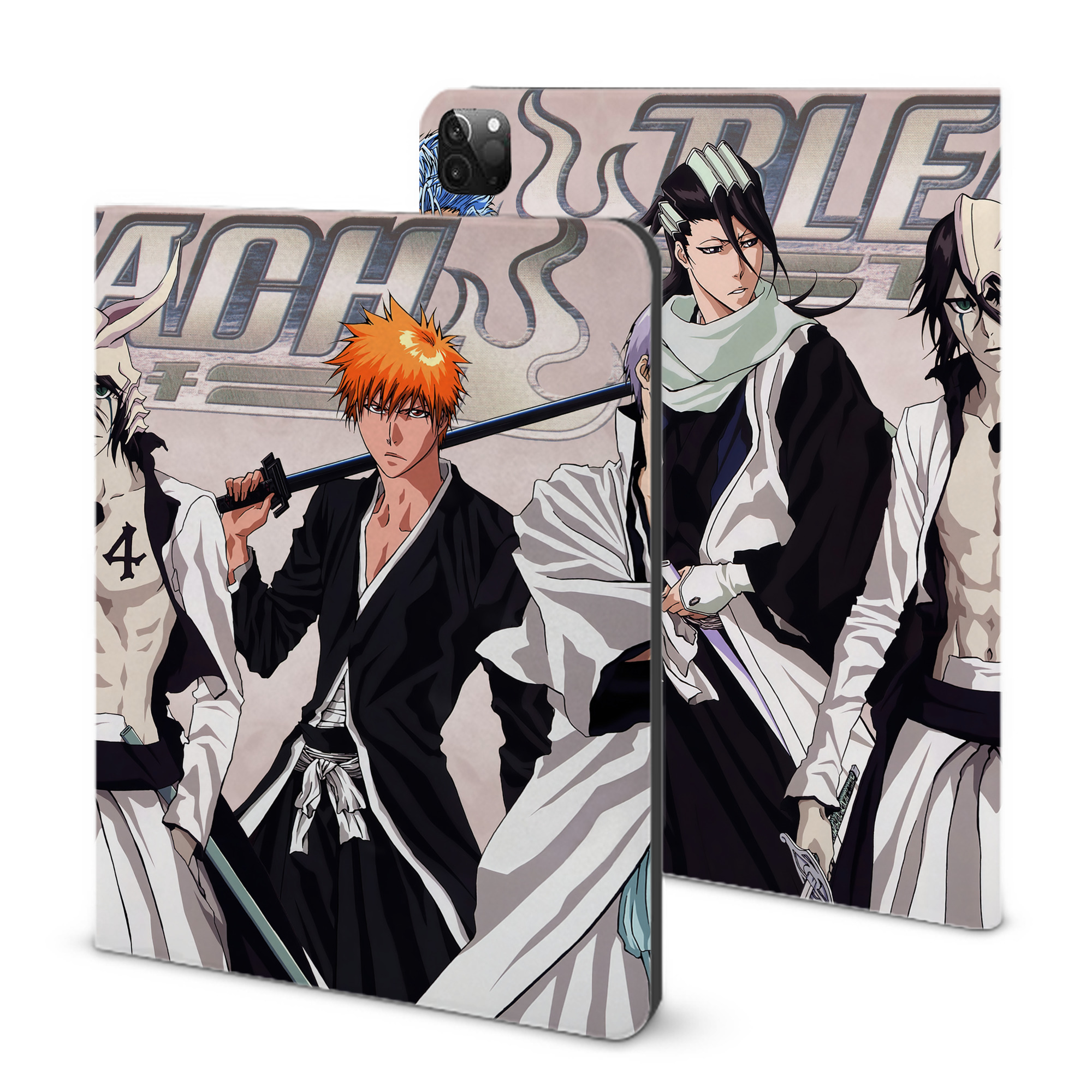 （画像用） ブリーチ BLEACH IPadケース ペンホルダー付き ブックスタイルデザイン